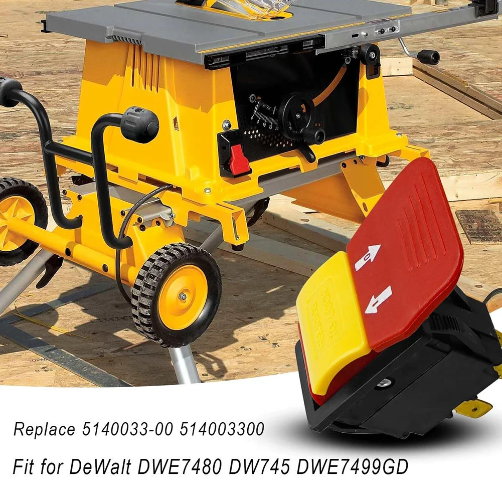 Innovative Design of Table Saw Replacement Switch Fits Multiple For Models Provides Effortless Functionality During Work