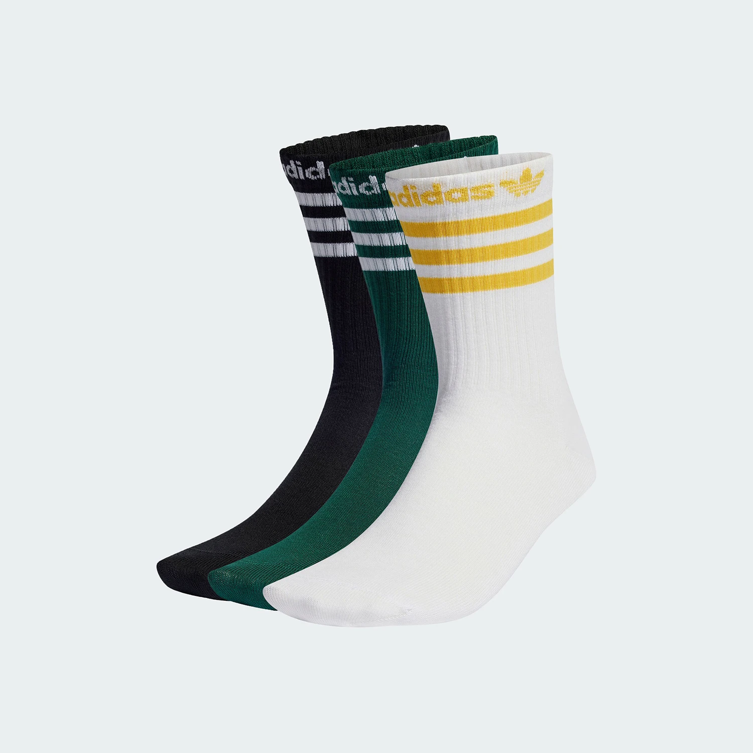 

Adidas оригинальные оригинальные спортивные носки унисекс до середины икры, комплект из 3 шт. IU2681