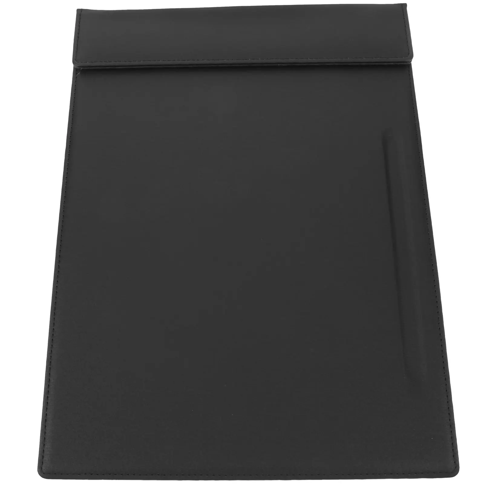 

Portable Restaurant Check Book with Pen Slot Wear-Resistant Writing Board for Hotels Bars Card Holder Menu Display
