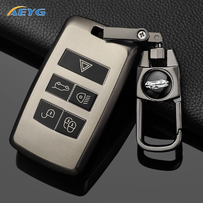 Car Remote Key Case Cover Shell For Land Rover Range Rover Evoque Discovery Sport Velar For Jaguar XE E-PACE XF key chain