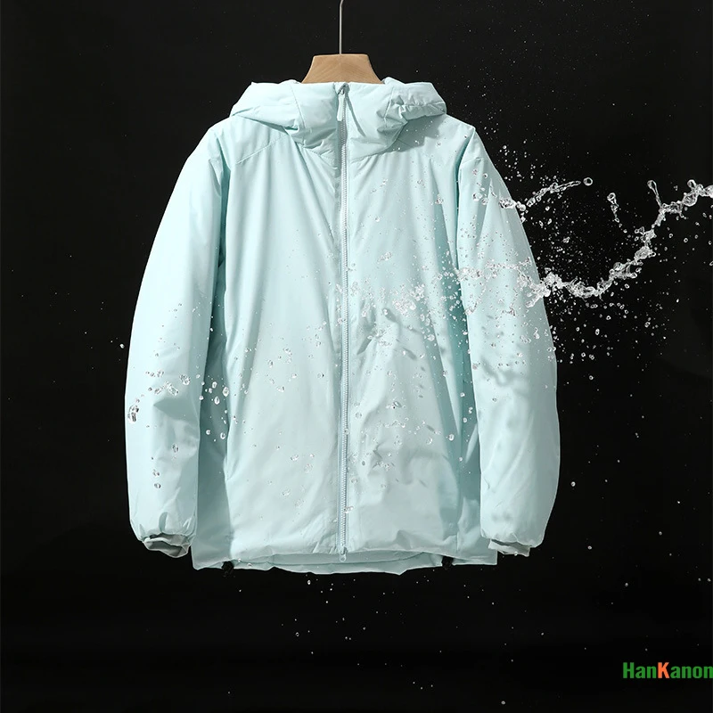 

Легкое теплоудерживающее пальто с капюшоном для улицы для пар: универсальная трехсторонняя защитная ткань, подходит для городских приключений