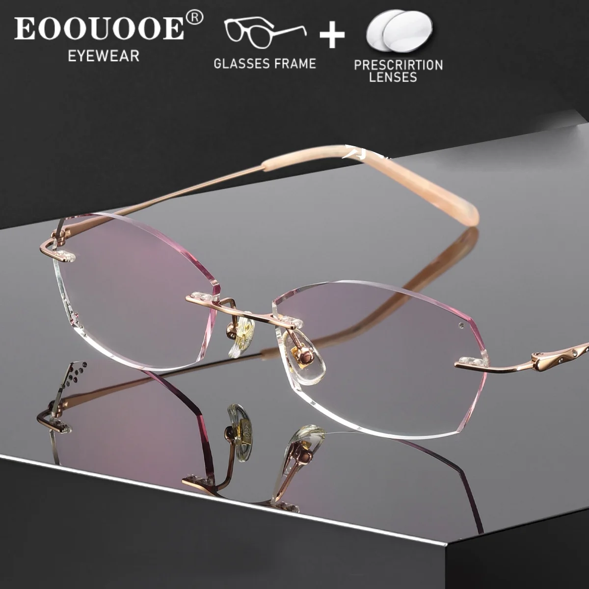 diamond-trimming-shine-rimless-glasses-woman-titanium-gradient-colored-lenses-myopia-reading-glasses-progressive-prescription-uv