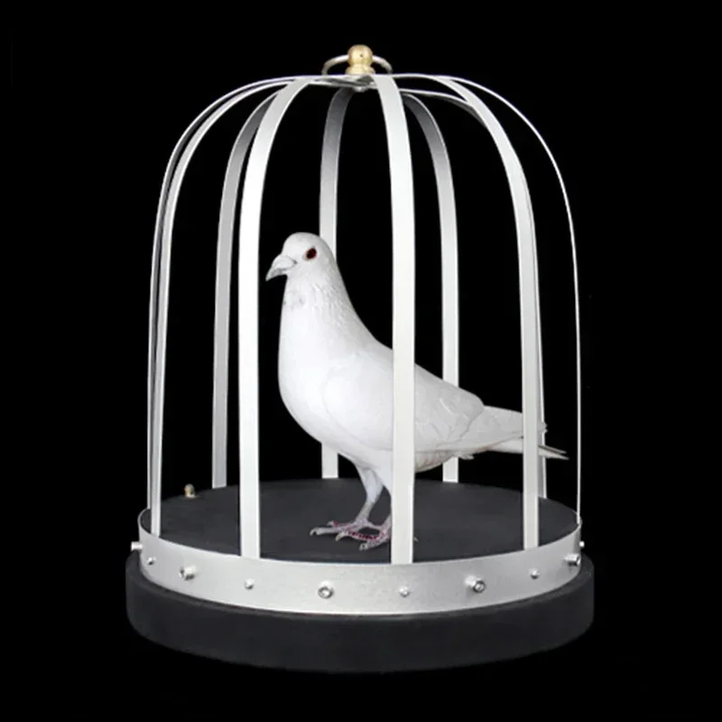 Dove Appearing From Empty Fire Cage Stage Magic Trick Magia Magie Magicians Prop Accessory Illusion Gimmick Tutorial