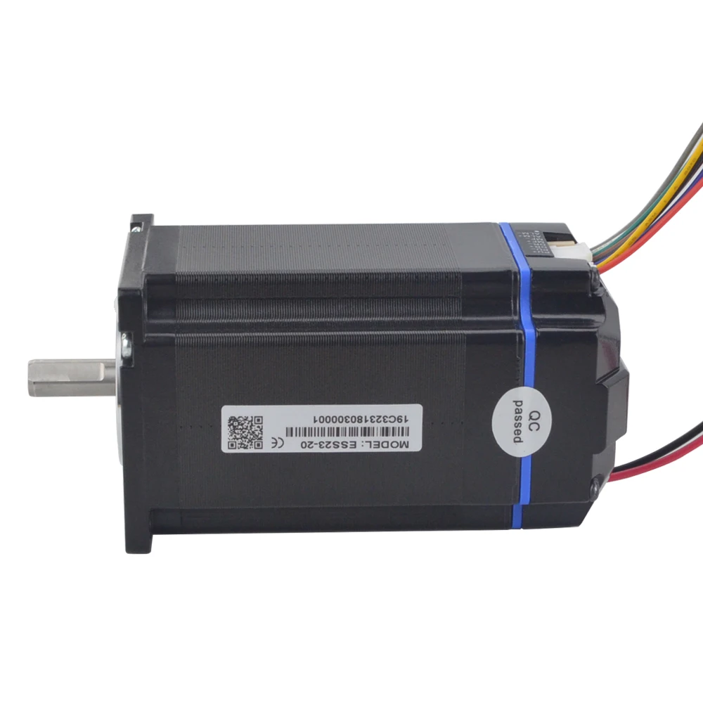 STEPPERONLINE 2.2Nm Nema 23 Integrated Closed Loop Stepper Servo Motor with Encoder 24-50VDC 1000CPR for 3D Printer CNC Engraver