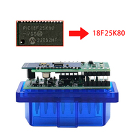 2PCB Super Mini ELM327 Bluetooth-Compatible V1.5 PIC18F25K80 Android IOS ELM 327 OBD OBD2 Car Disgnostic Scanner