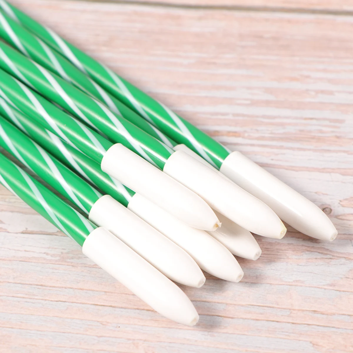 

18 PCS Christmas Pen Students Prize Cartoon Writing Stationery Ballpoint Candy Cane