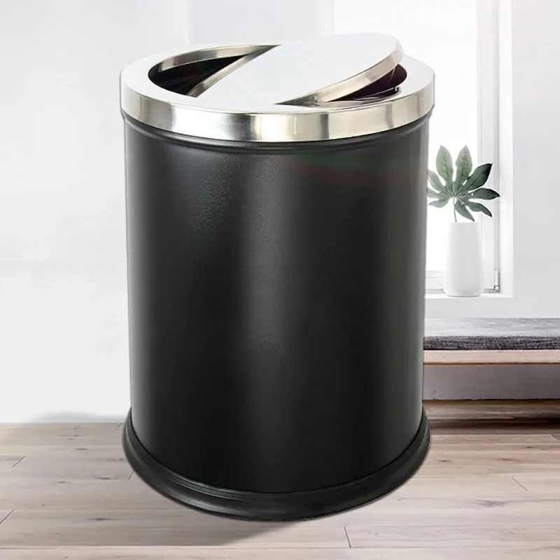 

Stainless Steel Designer Trash Can Gold Dustbin Cover Camping Under Bins Elegant Trash Can Hotel Room Cozinha Baskets Items