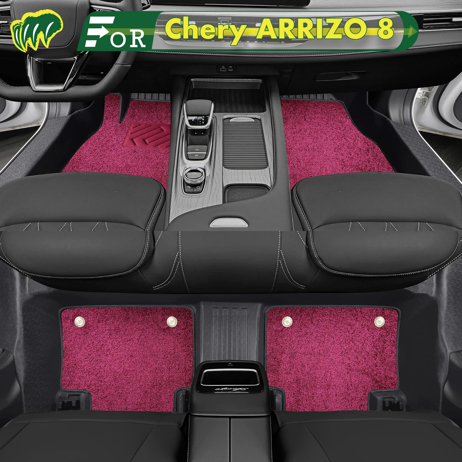 

Left-hand Drive Car Floor Mat For Chery ARRIZO 8 2022-2024 Full Surround Foot Mat Automotive Floor Mat Interior Floor Liner