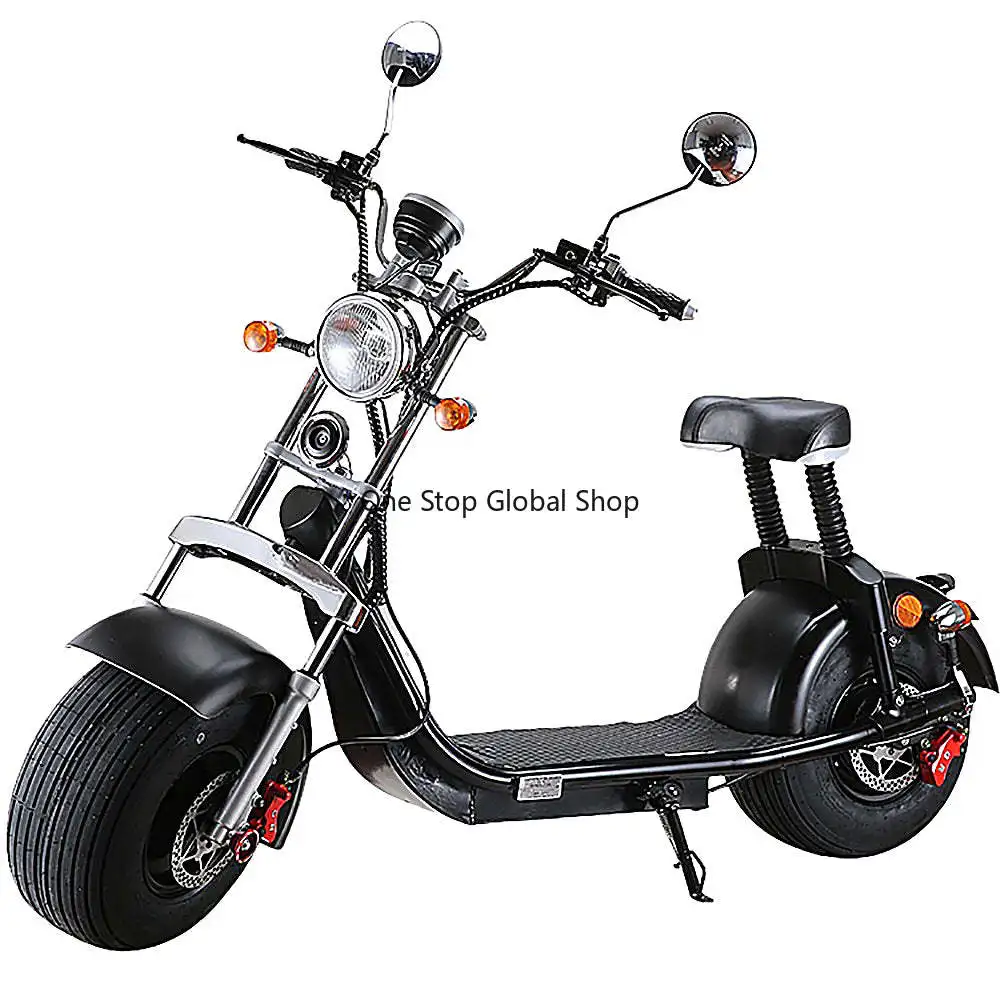 SC10 Citycoco Scooter EEC 60V 1500W 25-45km/h Speed 12AH 200kg Load Capacity 30-50km Range