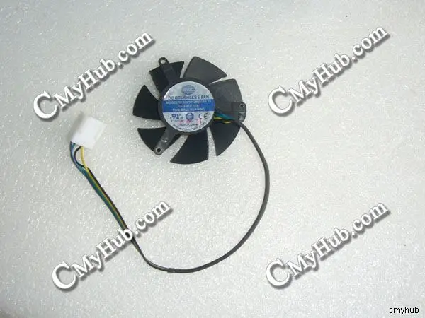 Cooling Fan For ZOTAC For ZUNSHAN DF0501012BBG4A 01 DC12V 0.16A 4Pin Video Display GPU Graphics Card Cooling-Fan