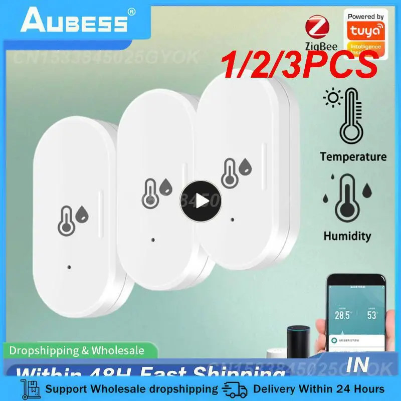 

1/2/3PCS Convenient Humidity Compact Efficient Temperature Easy-to-use Wireless Battery Smart Devices Accurate Mini Smart