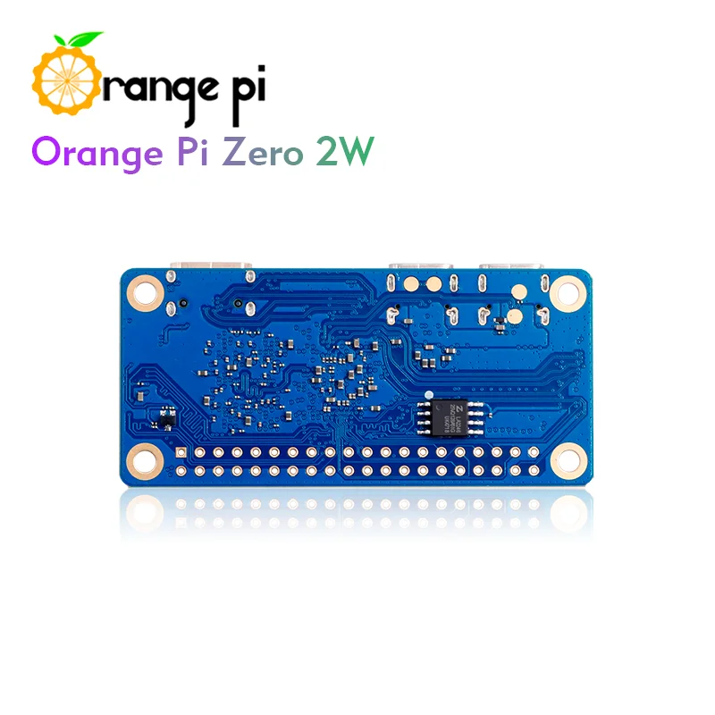 Orange Pi Zero 2 W 1GB RAM DDR4 Mini PC Allwinner H618 Orange Pi Zero 2W WiFi Bluetooth SBC Papan Tunggal Komputer Zero2W