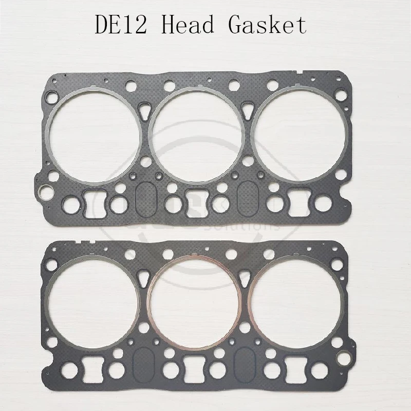 D2366TT D2366-2 DE12 DE12T Head Gasket Production factory For DOOSAN Daewoo forklift Truck Engine cylinder 45120075  45290076