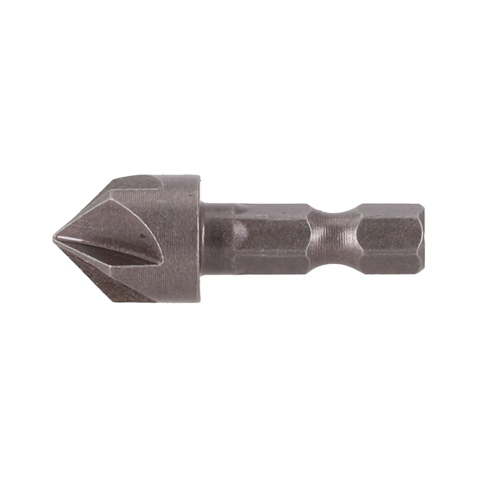 

Drill Bits 5 Flute Drill Bits 13mm Diameter 36mm Length 3Pcs 45# Steel 5 Flute 90 Degree 6.35mm Shank Diameter Gray