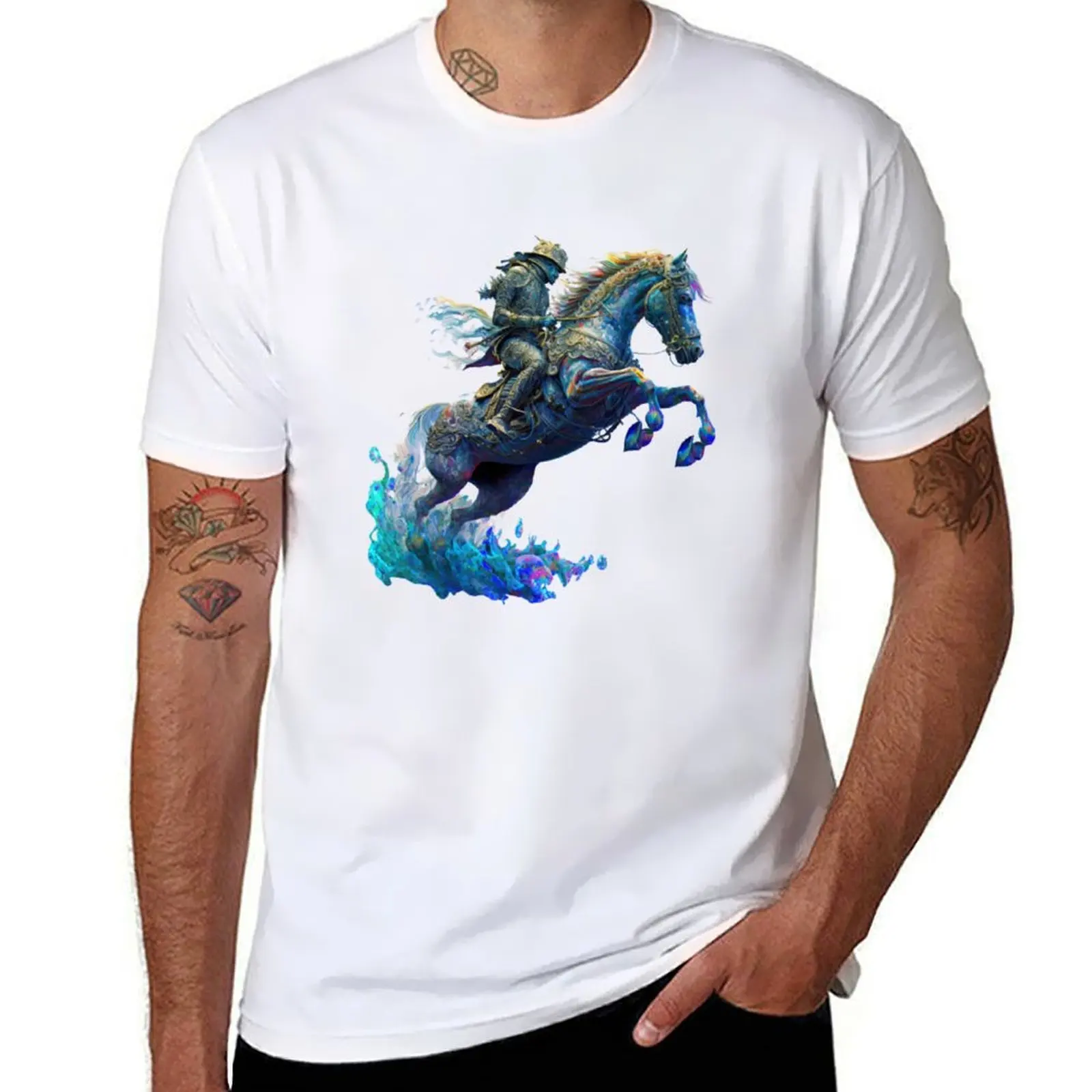 

man T-Shirt brand cotton 100% men prints with rides shirts shirt men the legend Secretariat Ron t shirts t Turcotte for t luxury