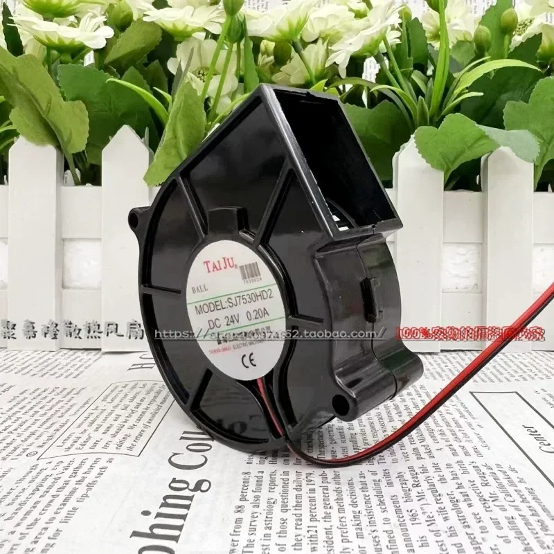 for Sanju SJ7530HD2 12V 24V 0.20A 7530 Projector Turbo Blower Centrifugal Cooling Fan