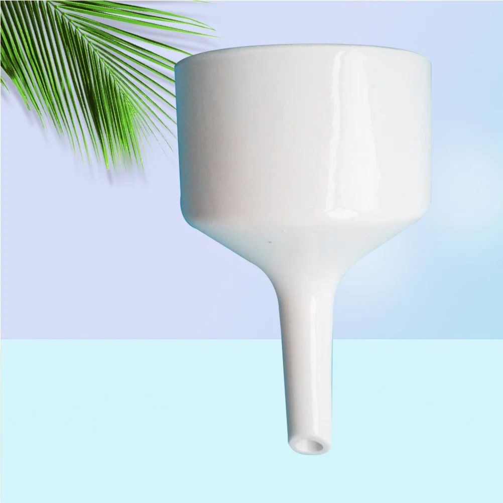

60mm Buchner Funnel Wide Mouth Heavy Duty Liquid Dry Powder Transfer Kitchen Wine Pot Funnel Dishwasher Safe White