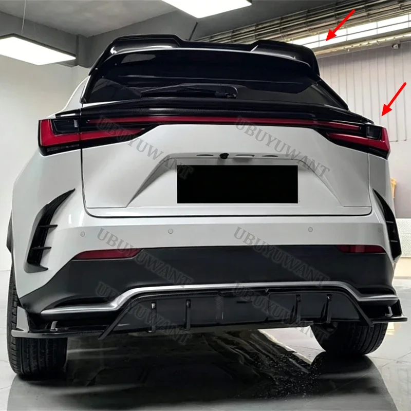 For LEXUS NX200 NX200t NX300h 2022+ Car Trunk Spoiler Carbon Fiber Auto Rear Trunk Wing Accessories Spoiler