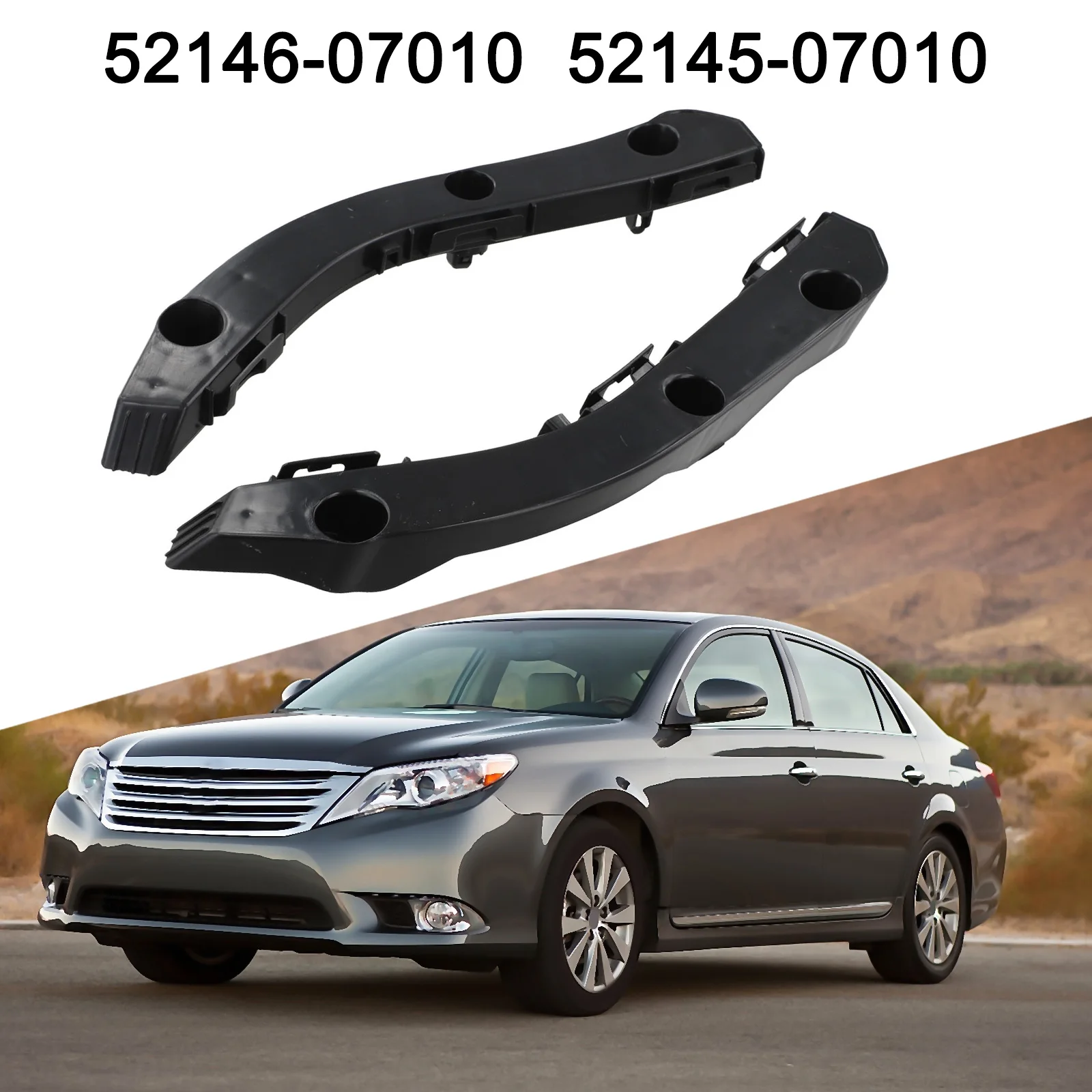 ABS Bumper Support Bracket Support Bumper Replacement Direct Installation High Durability Non-deformed Support
