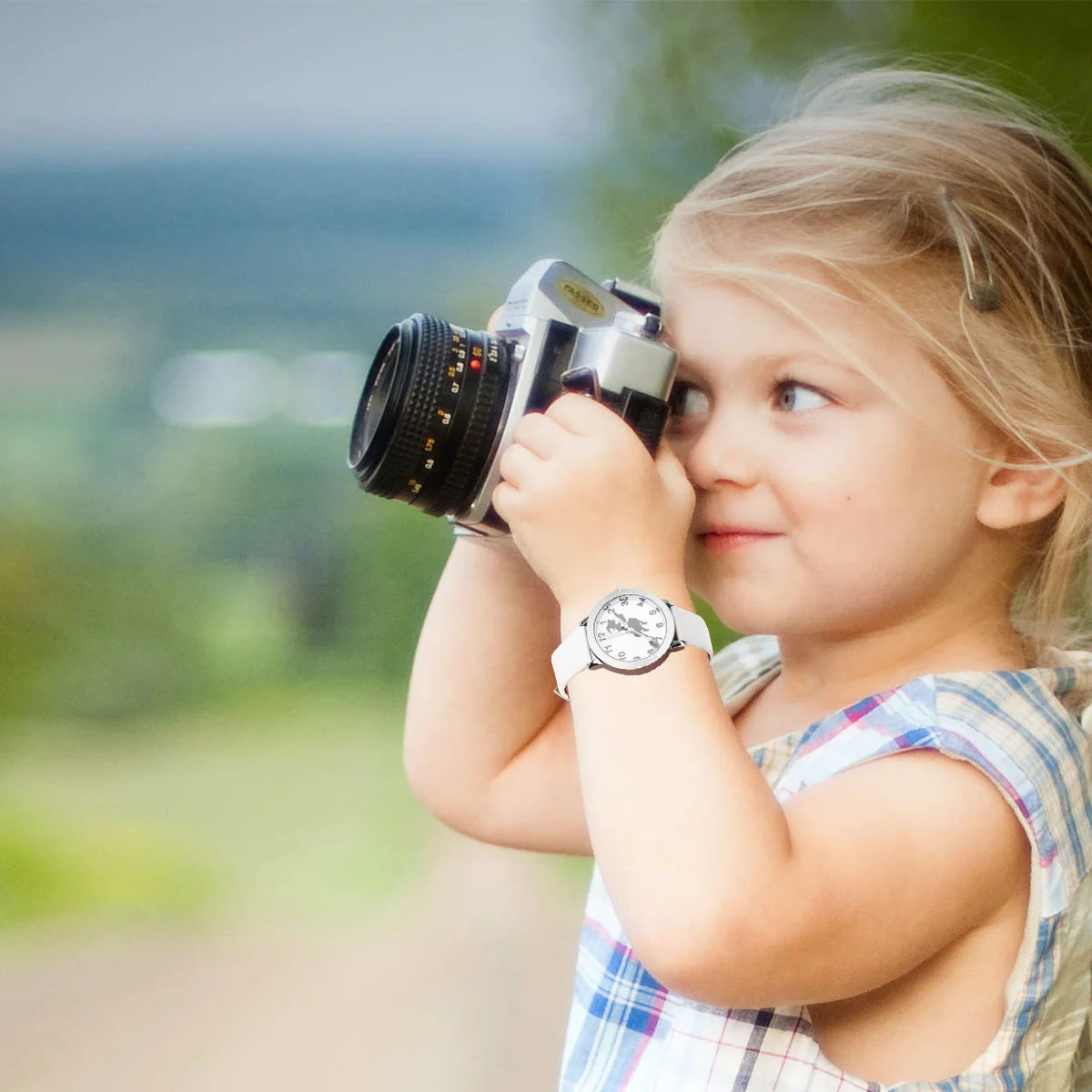 Glow In Halloween Witch Pattern Lightweight Strap Gift Watch For Quartz Gift Watch