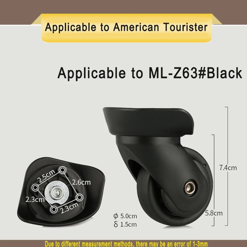 Suitable For US Traveler Z63 Swivel Wheel American Tourister Z63 Suitcase Wheel Replacement Trolley Suitcase Accessories