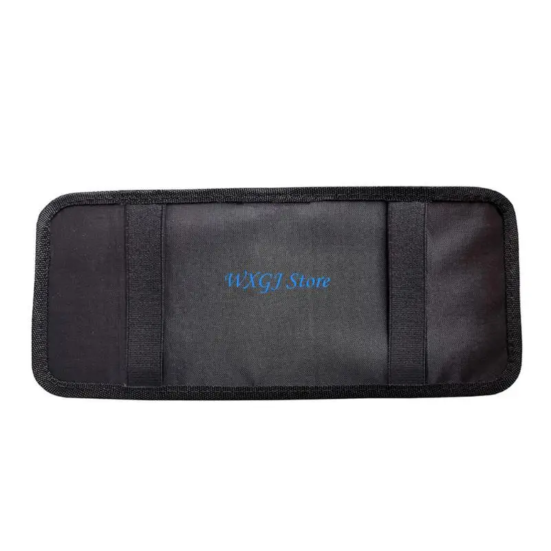 

37JE Disabled Parking Permit Sign Protector Car Sun Visor Elastic Strap Storage Bag