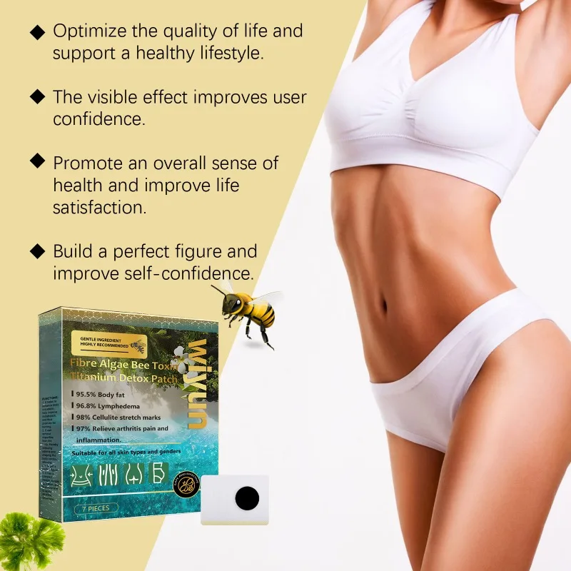 Bee Venom Detox Patch Slimming Patch Belly Fast Burning Fat Lose Weight Natural Herbs Firming Shaping Navel Sticker Healthy Care