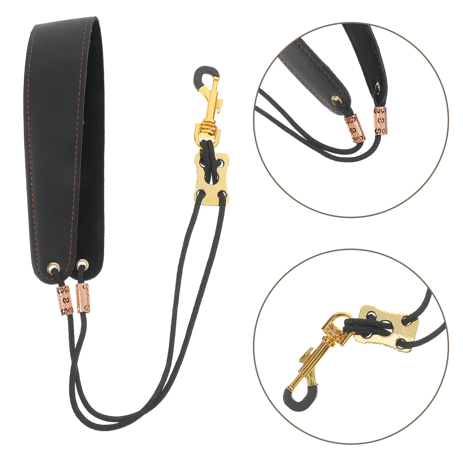 

Padded Instrument Neck Strap Saxophone Musical Accessories Adjustable Lanyard for Alto