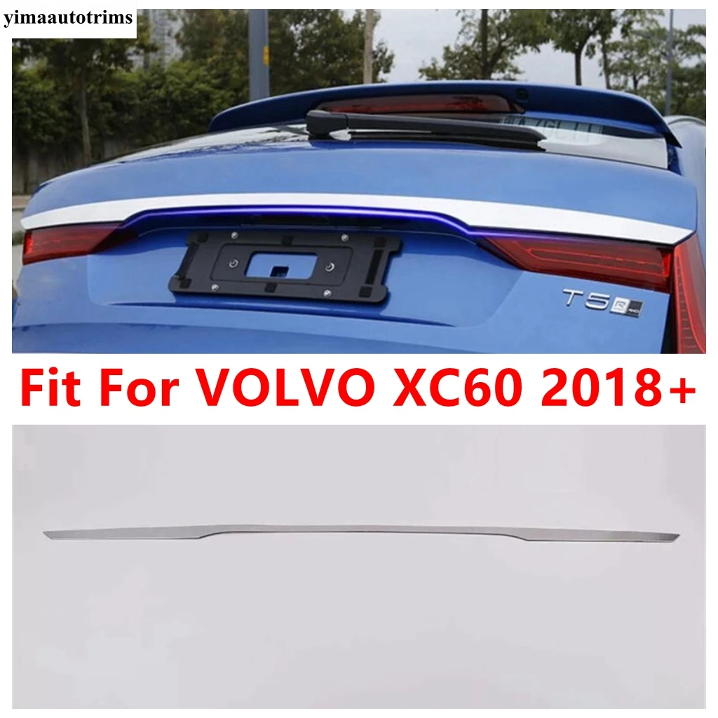 

Car Rear Trunk Tail Gate Door Up Strip Molding Decoration Cover Trim Stainless Steel Accessories Fit For VOLVO XC60 2018 - 2022