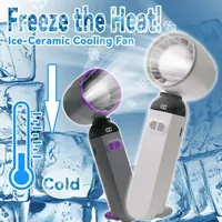 5000mAh Handheld Fan Charging Portable Foldable USB Turbo Fan High Speed for Outdoor Camping Travel Desktop Folding Summer