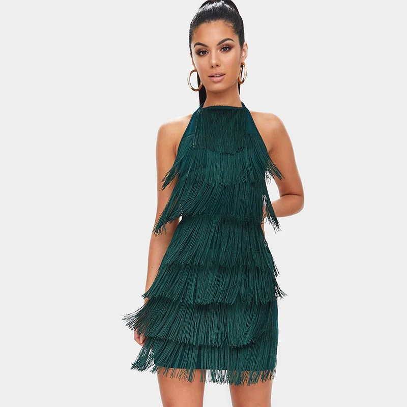 

High Quality Hot Selling Tassel Latin Dance Women Dress