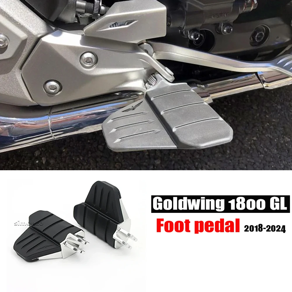 For Honda Goldwing 1800 GL1800 Motorcycle Accessories Driver Foot Rest Knight Extension Foot Support 2018-2024