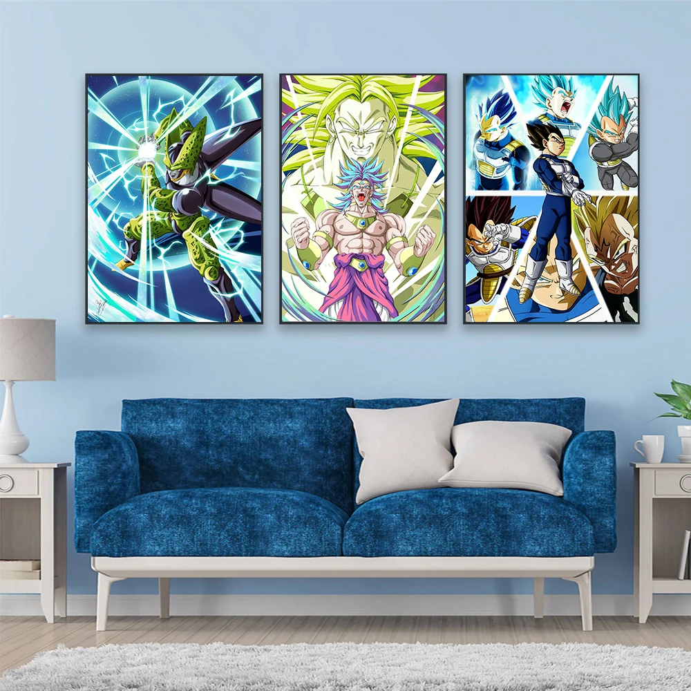 لوحة فنية ماسية غوكو 5D، مطرزة - مراجعة Resin Art Goku وسعره