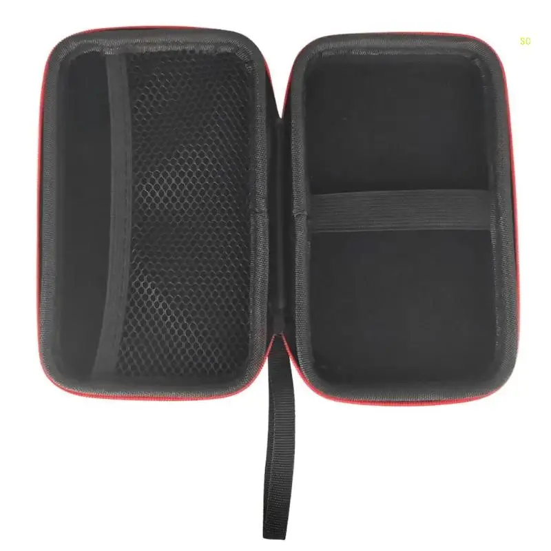 เกมคอนโซลกระเป๋าเก็บกระเป๋า Splashproof กระเป๋าถือทนต่อแรงกระแทกกระเป๋าถือสำหรับ RG35XX กรณี EVA สีดำ Dropship