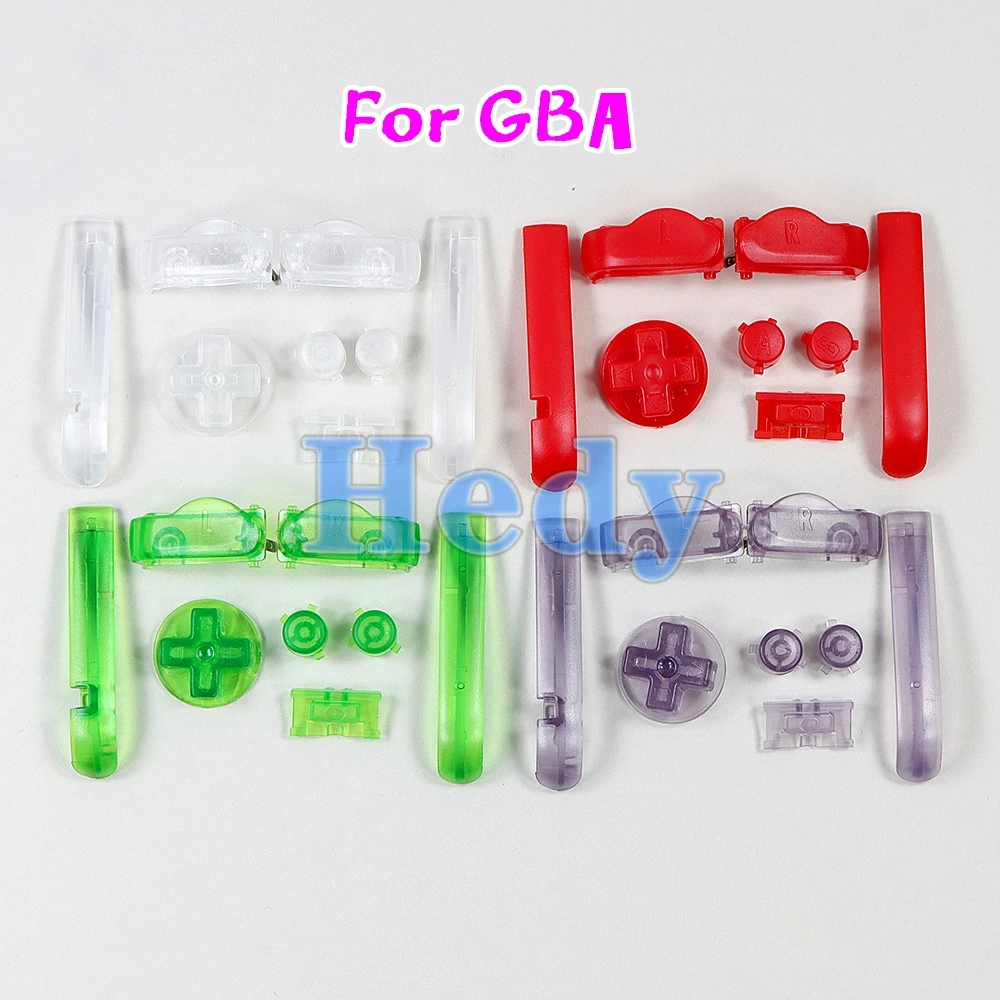 1set For GBA D Pads Power ON OFF Buttons For Gameboy Advance A B L R Button Frame For GBA Buttons