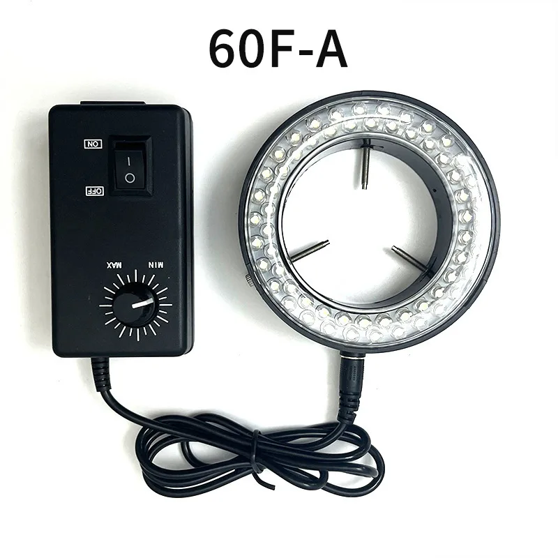 60 LED lamp beads Microscope Ring light source, stereomicroscope exploration fill light LED split adjustable lamp