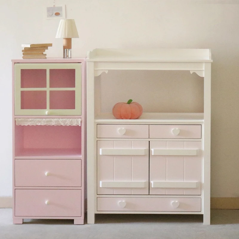 Dopamine modern simple cute wind chest baby cabinet cream coffee cabinet