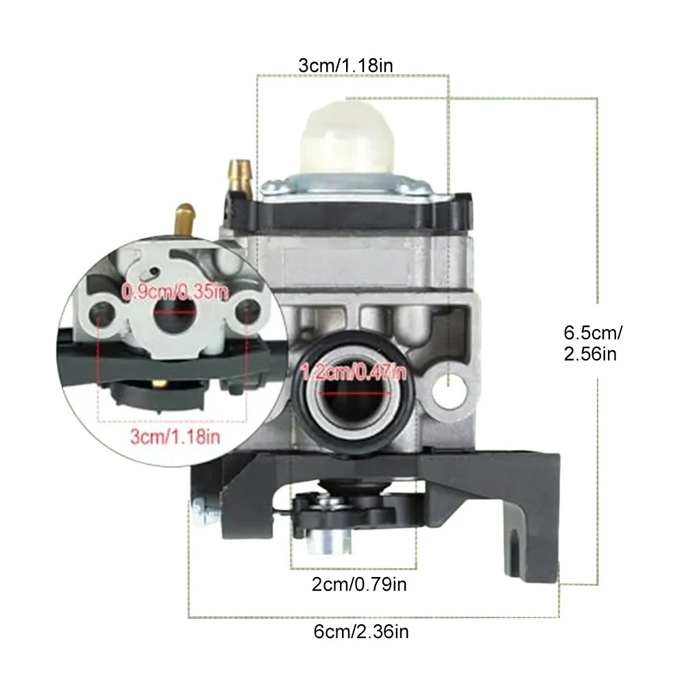 For Honda Carburetor Kit for 4 Cycle Engines Compatible with Multiple Models Including GX25N and HHT Series Trimmers