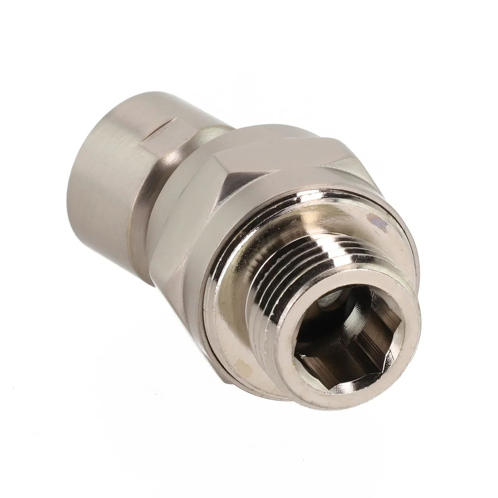 

G1/2 Ball Joint Shower Connector Swivel Ball Adapter Accessories 49mm Thread Replace Shower Head bathroom parts Swivel To 23°