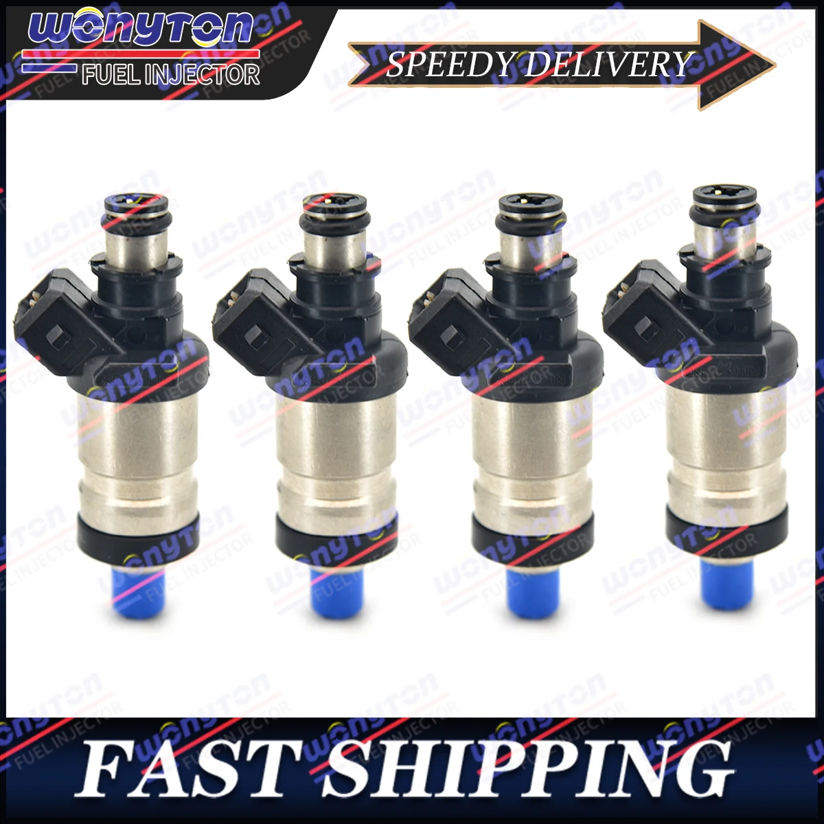 Set of 4 Fuel Injectors for 1997-1990 Honda Accord Predule 2.0L 2.2L 06164-P0A-000