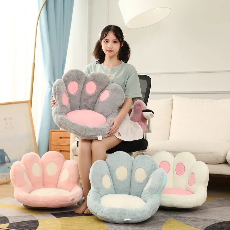 50x45x13cm Plush Bear Claw Cushion Cartoon Animal Panda Foot Pillow Cute Soft Filled Family Decoration Children\'s Birthday Gift