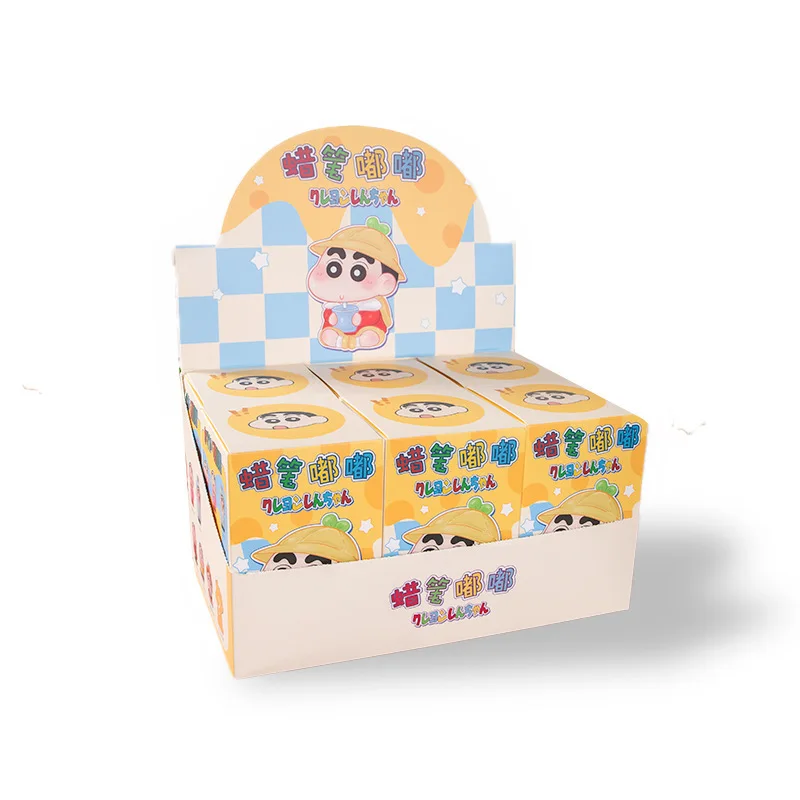 

6pcs/set Anime Crayon Shin-chan Q Version cute Action Figure PVC Model Toys doll Desktop ornament Collection Gifts boxed