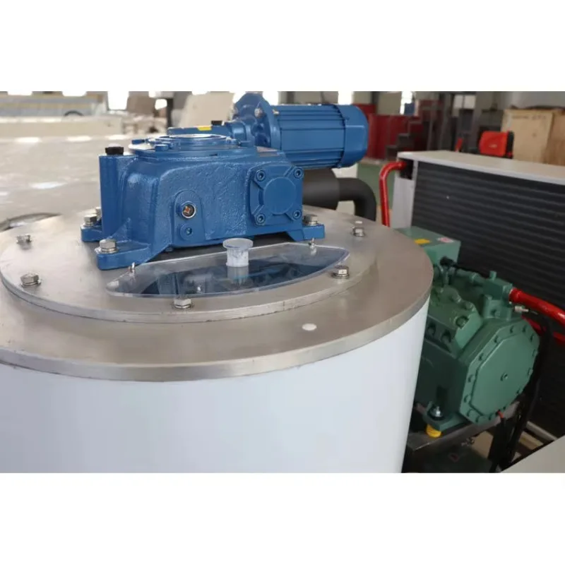 Fresh Water Flake Ice Machine 0.3 Ton  25 Ton Daily Output Air Cooled Water Cooled for Supermarket & Food Processing Customized