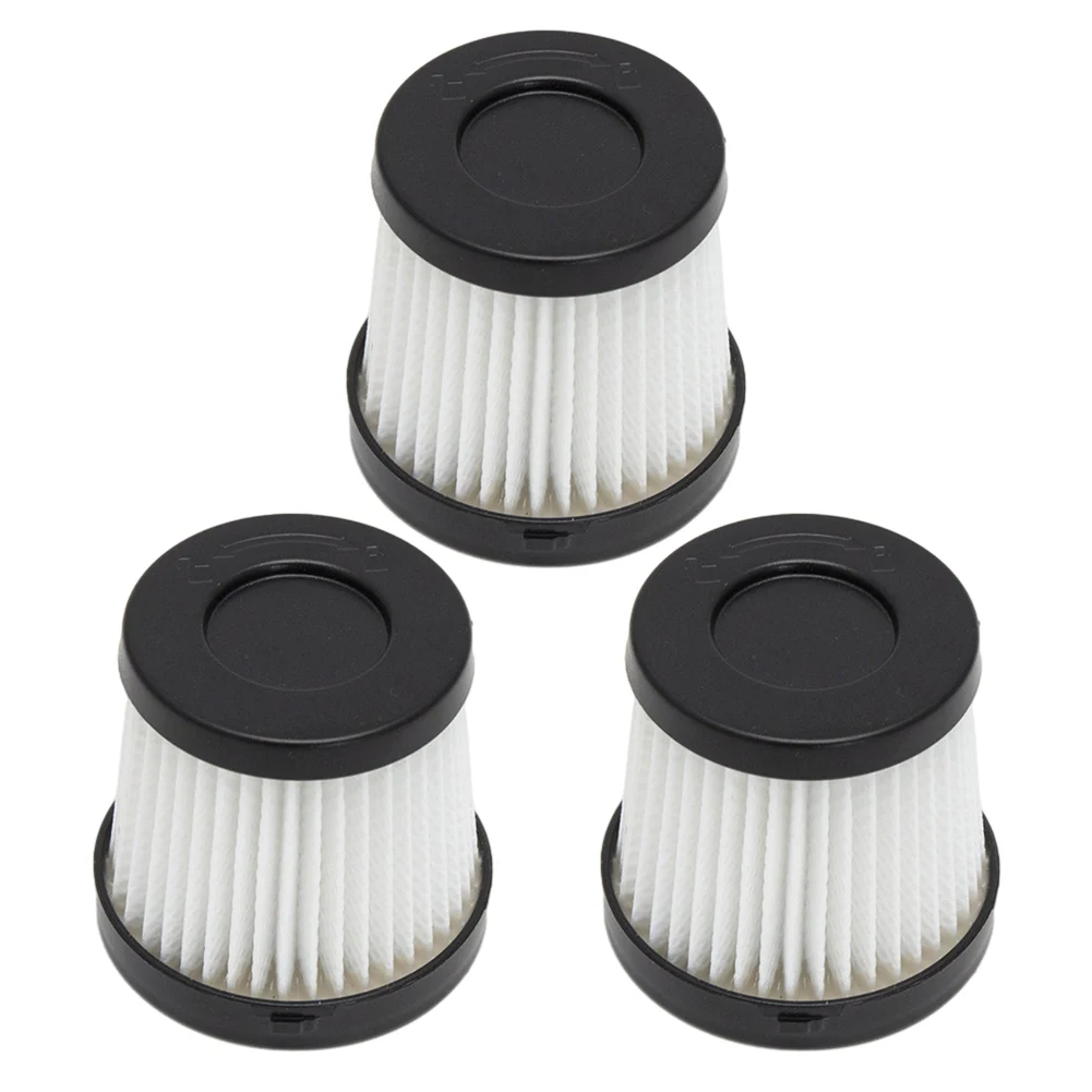 古いフィルターを外して、Simplus XCQH009 ハンドヘルド掃除機用の新しい簡単取り付けスペアフィルターに交換します。