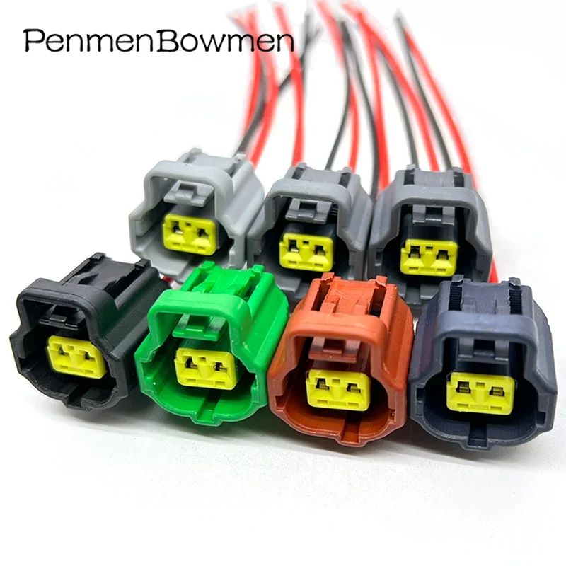 

1 Set 2 Pin Car Coolant Temperature Sensor Electrical Cable Connector Wire Harness Plug 1JZ-GTE 2JZ-GTE For Toyota 178390-1