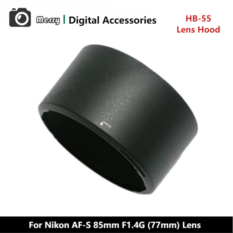 

New Original Genuine Front Lens Hood HB-55 For Nikon AF-S NIKKOR 85mm F1.4G (77mm) Lens AF-S85 AFS85