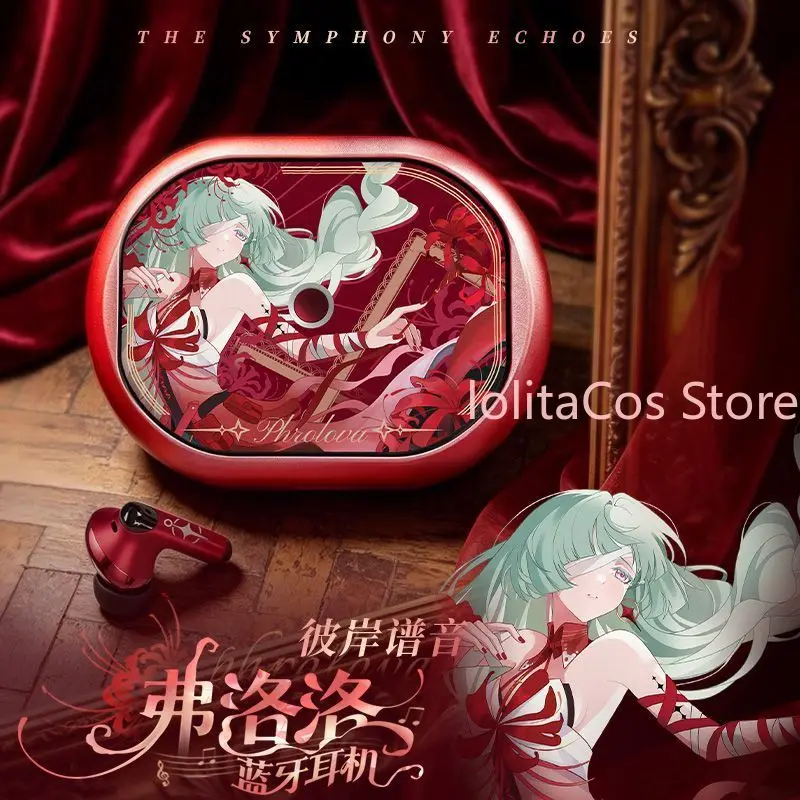 Wuthering Waves Phrolova Cartoon Earphone Earbuds Anime Pendant Carphone Fan Birthday Gift Cosplay Xmas