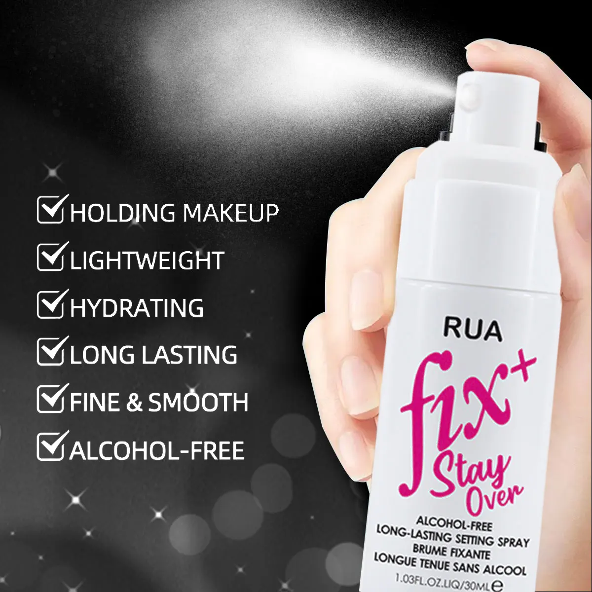 Spray matificante resistente al agua, Base mate brillante, aceite de Control de maquillaje, pulverizador fijador de maquillaje resistente al agua no pegajoso para toda la piel