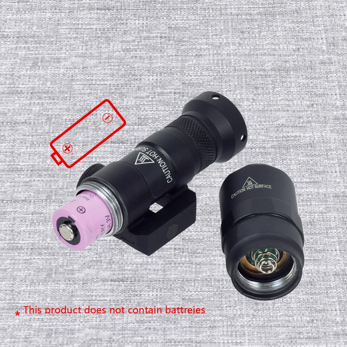 Tactical Metal SureFire M300 M300B M300C Airsoft Weapons Gun Light Hunting Flashlight Torch With Dual Function Pressure Switch