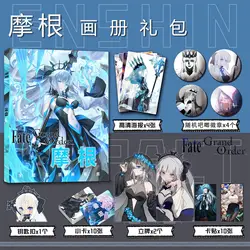 FGO(Fate grand order) Morgan's Photo book card acrylic stand card sticker badge key chain set